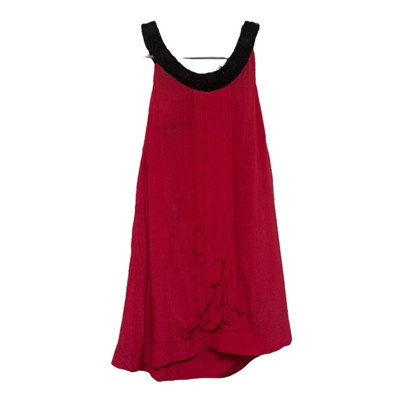 hannah jo Tops - Hannah Jo Silk Blouse with beaded collar NWT NEIMAN MARCUS 90’s Vintage SMALL